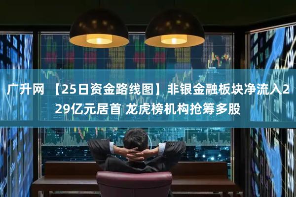 广升网 【25日资金路线图】非银金融板块净流入229亿元居首 龙虎榜机构抢筹多股